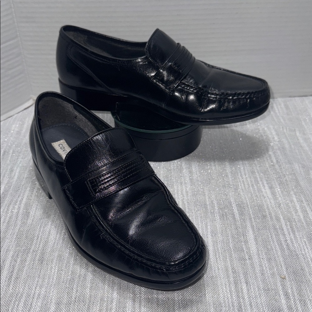 Covington Men’s leather dress shoes black size 8 NWOT